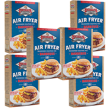 Louisiana Fish Fry BBQ Air Fryer Coating Mix 5 oz Pack of 6