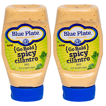 Blue Plate Spicy Cilantro Squeeze 12 Oz Pack of 2