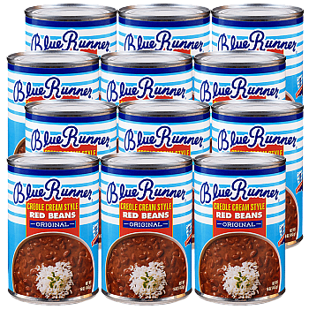 Blue Runner Creole Red Kidney Beans 16 oz - 12 Pack