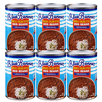 Blue Runner Creole Red Kidney Beans 16 oz - 6 Pack