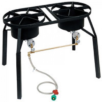 CRAWFISH BURNER Dual Burner w/Ext. Legs