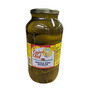 Cajun Chef Whole Hot Dill Pickles Gallon