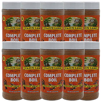 Cajun Land Complete Boil 16 oz - Pack of 10