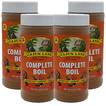 Cajun Land Complete Boil 16 oz - Pack of 4