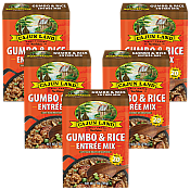 Cajun Land Gumbo & Rice Mix 7 oz Pack of 5