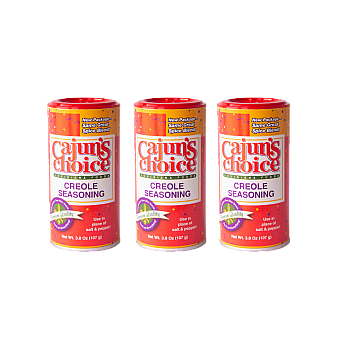 Cajun's Choice Creole Seasoning 3.8 Oz - Pack of 3