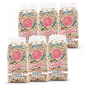 Camellia Black Eye Peas 1lb - 12 Pack