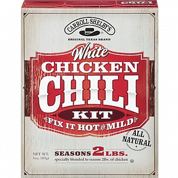 CARROLL SHELBY'S White Chicken Chili Kit