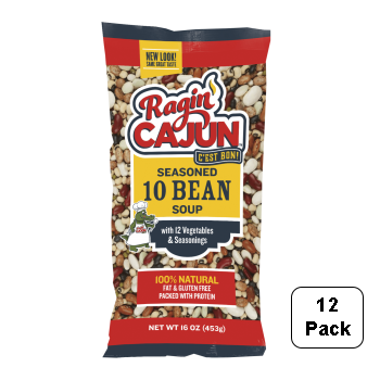 Case of Ragin Cajun Fixin's Ten Bean Soup 16 oz