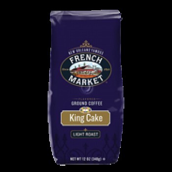 French Market Coffee King Cake 12 oz