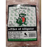 Alligator Tenderized Fillets 16 oz Pack of 5