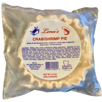 Crab & Shrimp Pie - Lena's Crab & Shrimp Pie 10.2 oz