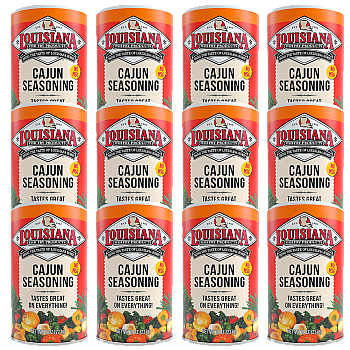 Louisiana Fish Fry Cajun Seasoning 8 oz - Pack of 12