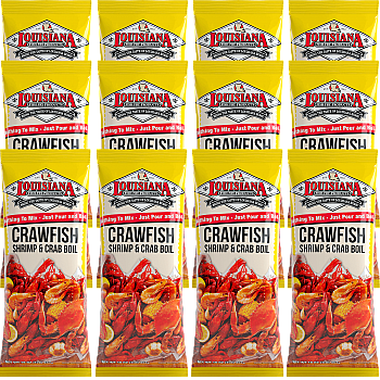 Louisiana Fish Fry Crawfish Crab & Shrimp Boil 16 oz - Pack of 12