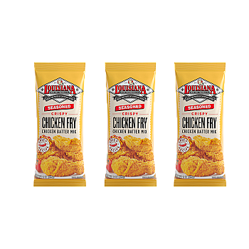 Louisiana Fish Fry Seasoned Chicken Fry 9 oz Pack of 3