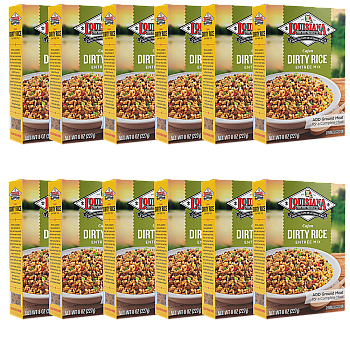 Louisiana Fish Fry Dirty Rice MIx 8 oz - Pack of 12