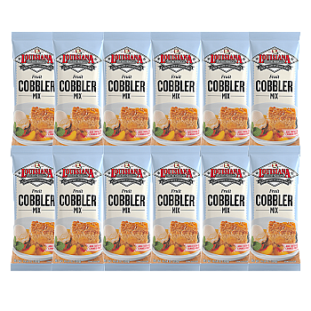 Louisiana Fish Fry Cobbler Mix 10.58 oz - 1 Case