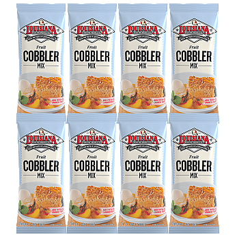 Louisiana Fish Fry Cobbler Mix 10.58 oz - Pack of 8