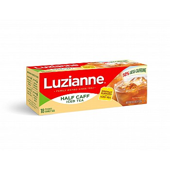 Luzianne Family Size Half Caff Iced Tea Bags