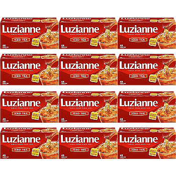 Luzianne Tea 48 cnt family Pack of 12