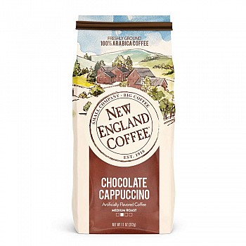 New England Coffee Chocolate Cappuccino Ground 11 oz