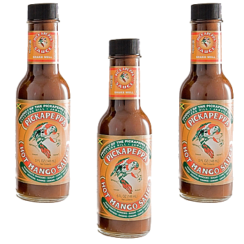 Pickapeppa Hot Mango Sauce 5 oz Pack of 3