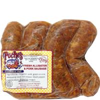 Poche's Fresh Alligator & Pork Sausage 16 oz