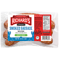 Richard's Green Onion Pork Sausage 1 lb