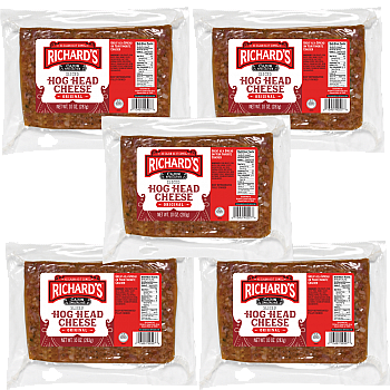 Richard's Hog Head Cheese 10 oz Pack of 5