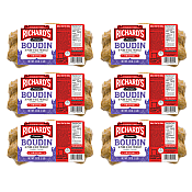 Richard's Pork Boudin Regular 16 oz Pack of 6