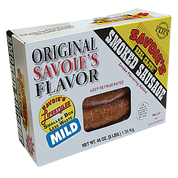 Savoie's Smoked Mixed Mild Sausage 3 lb