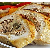 Premium Turducken Roll with Seafood Jambalaya 4 lbs